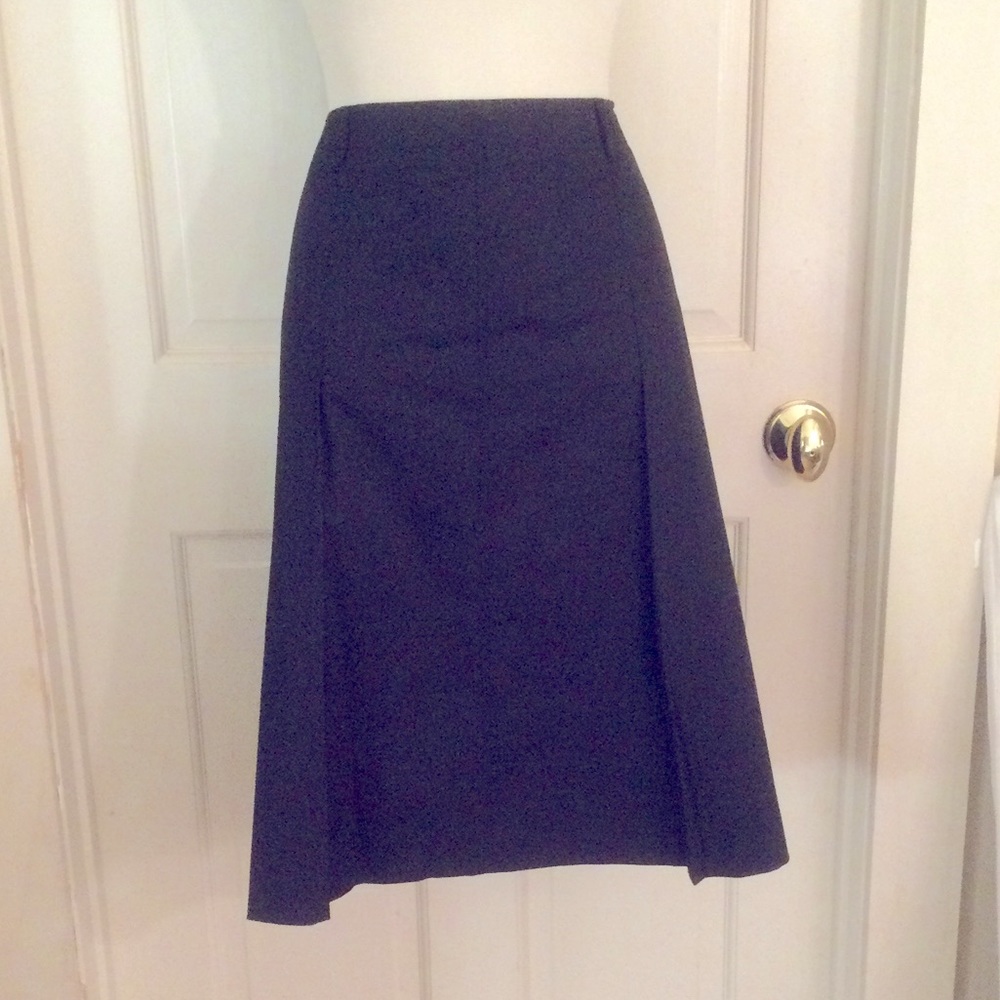 NWOT!  Worth Black Silence Wash Pleat Skirt